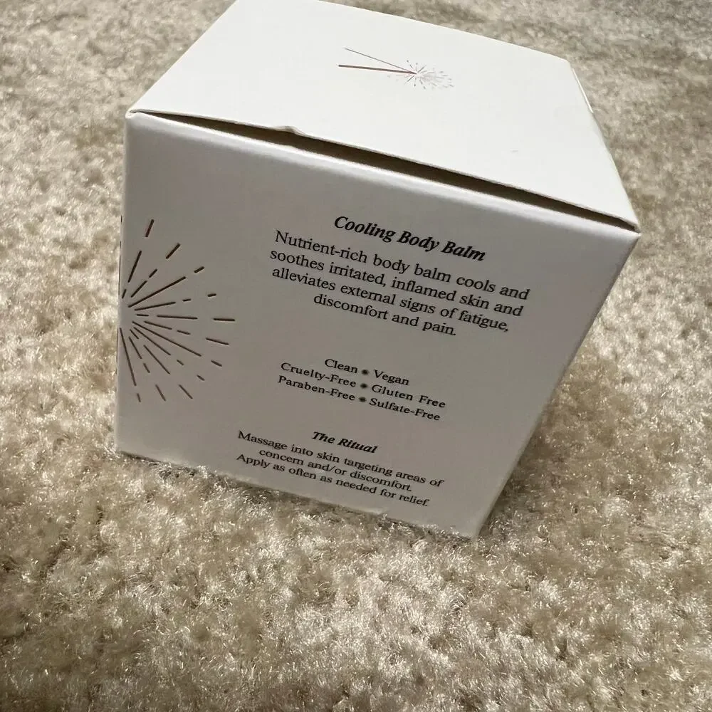 NEW Azala Cooling Body Relieve and Soothe Skin Vegan Balm 2.03 oz